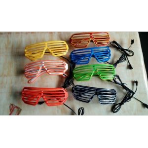 Shutter Shade El Wire Glasses