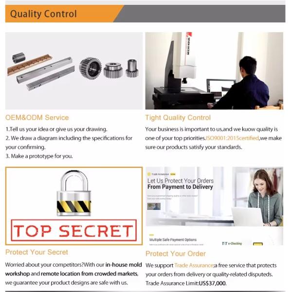 Factory Direct M4 Straight Galvaznied Metal Steel Gear Rack For Automatic Sliding Gate Opener