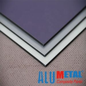5800mm PE Aluminum Composite Panel Printing ACP 2mm Black Aluminium Composite