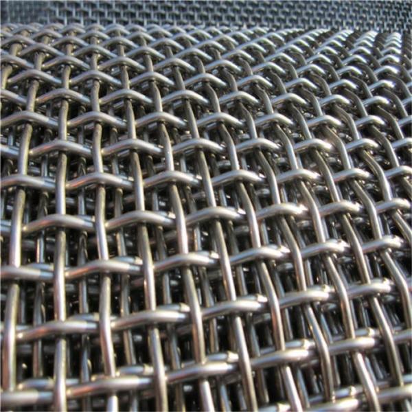 Mn65 Vibrating Screen 2 3 4 6 8 10 Mesh 8mm 9.5mm Stainless Steel Crimped Wire