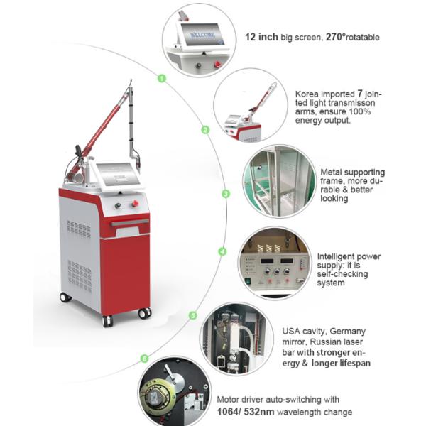 New model birth mark long pulse tattoo removal q switch laser for hyperpigmentation