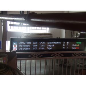VMS Airport Flight Display Board LED Intelligent Navigation System