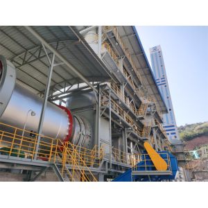 Medical Waste Rotary Kiln Incinerator With 1 Ringelman Blackness