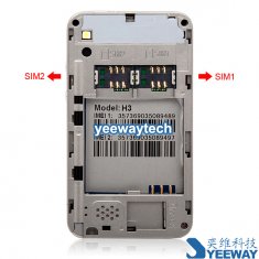 HiPhone H3 Quad Band Dual Cards Dual Standby Dual Cameras Color TV Bluetooth