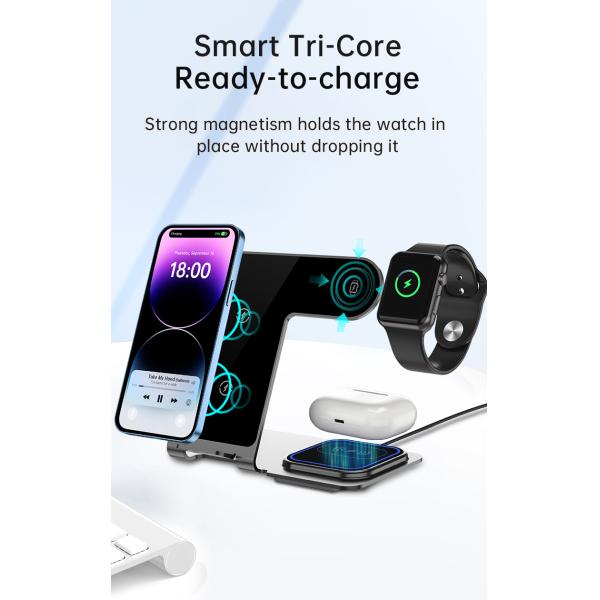 Multi Color Aluminum Alloy Wireless Charger for Charging Stylish Metal Design