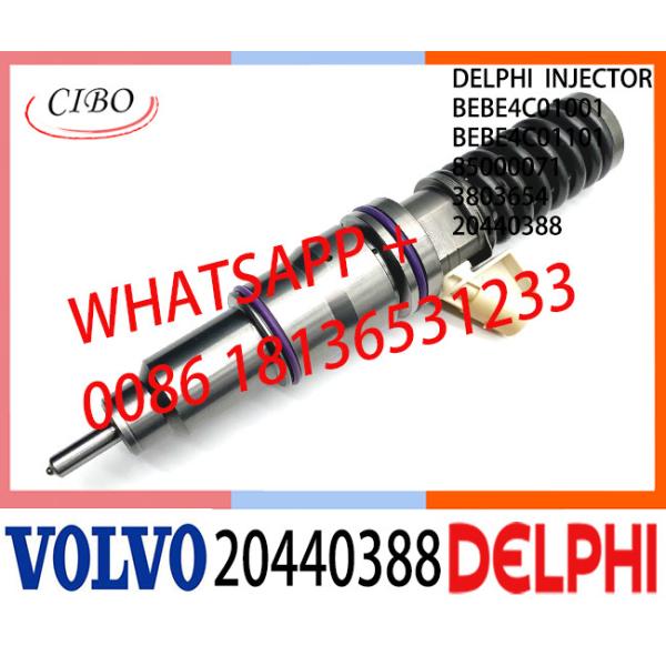 Common Rail Fuel Diesel Injector BEBE4C01001 BEBE4C01101 20440388 85000071 3803654 E1 for VOL D12 BUS