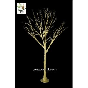 Wholesale UVG 10ft artificial gold wishing tree with decorative twigs for party table decorations DTR30 from china suppliers
