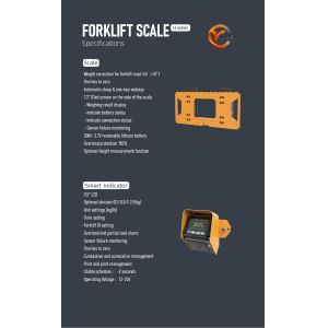 High quality H Series overload protection Smart fork lift scale for forklift