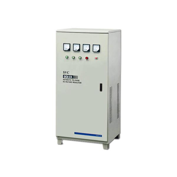 Quality SVC 90KVA Automatic Voltage Stabilizer , Power Supply Three Phase Servo Motor Stabilizer / for sale