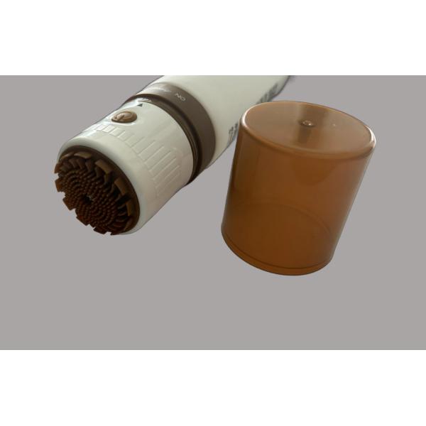 Custom Empty Plastic Cream Squeeze Cosmetic Packaging Tubes D50mm 130-250ml With Vibrating Massage Silicone Head