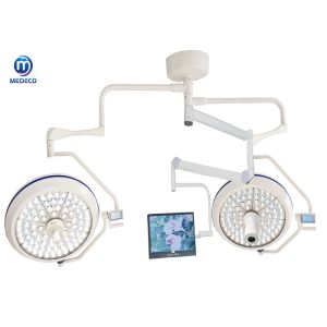 Hospital LED Shadowless Lamp Double Ceiling Mounted Surgical Operating Light