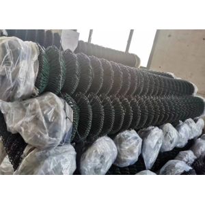 PVC Coated Galvanized Cyclone Chain Link Fence 8" 60x60