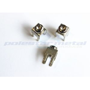 Horizontal / Vertical M3 M4 Screw PCB Wire Terminals Connectors 45° Configuratio