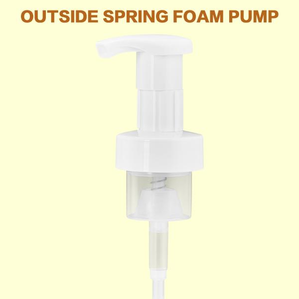 Non - Spill 0.8CC 40mm Foam Pump For Shampoo Dispensing