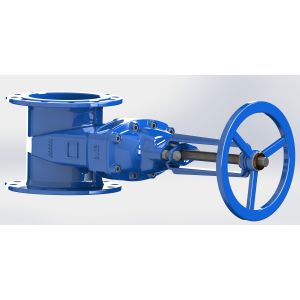 Fusion Bonded Epoxy Coated Outside Screw Yoke Gate Valve With Rubber Wedge