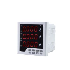 96*96 mm Three Phase LED Current Ampere Meter
