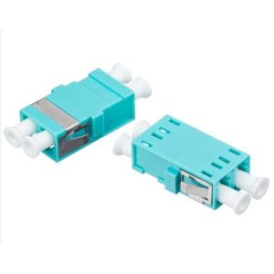 Single Model Optical Fiber Adapter LC Upc To LC Upc Duplex Om3 Adapter With
