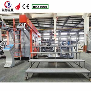 PLC Controlled Adjustable Rotating Speed Rotomolding Machine For Producing