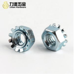 Hexagon Stainless Steel Toothed Lock Washer Kep Nuts M3-M10 ISO 9001 Approved