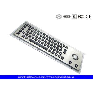 Customizable Illuminated Metal Keyboard High Resistant With Integrated Touchpad
