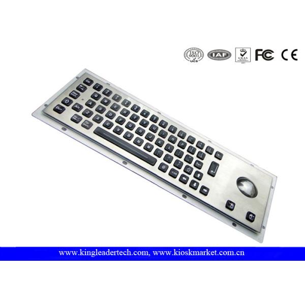 Quality Customizable Illuminated Metal Keyboard High Resistant With Integrated Touchpad for sale