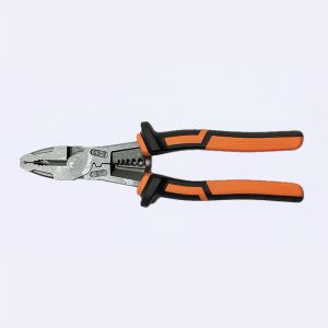 8" Telflon Finished Combination Pliers High Leverage Wire Cable Crimping Tool