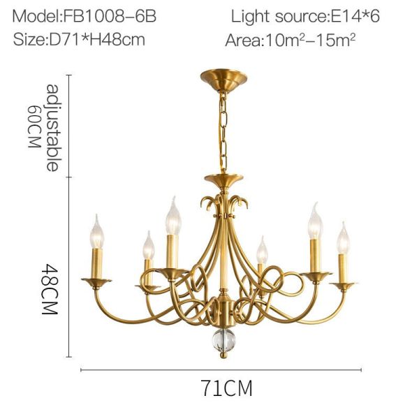 Customizable Design Adjustable Height Suspended Pendant Light with 50000 Hours Lifespan for Luxury Decor