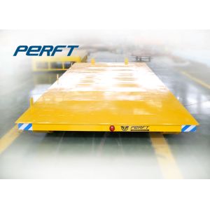Rail Electric Flat Crossover Transfer Custom Material Handling Carts Tow Cable