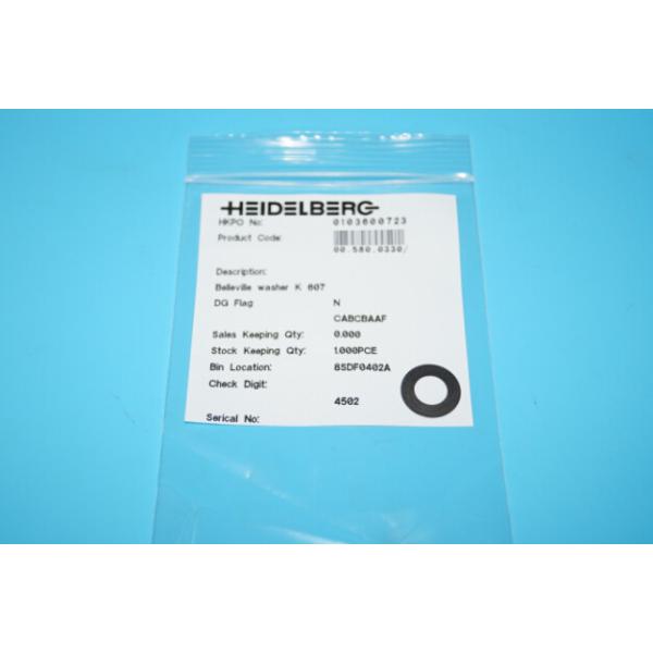 00.580.0330,CD102 PM74 SM52 belleville washer K 607,spare parts of printing