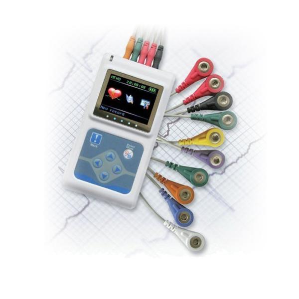 Quality Dynamic ECG System 3 Channel Holter ECG System with PC English Software for Family for sale