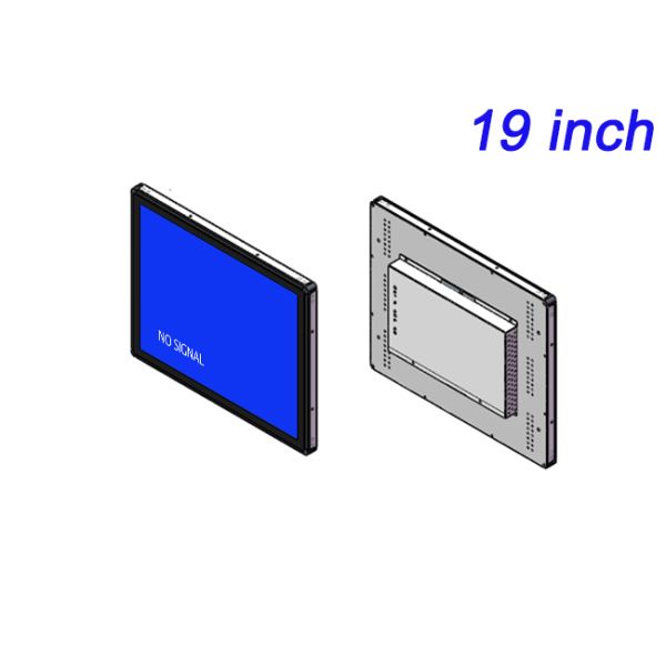 19 inch Industrial Control Embedded Long-term Running Waterproof And Dustproof High-definition LCD Screen