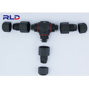 IP68 Strong Waterproof JOINT Solar Cable Connector T type LED Waterproof Power