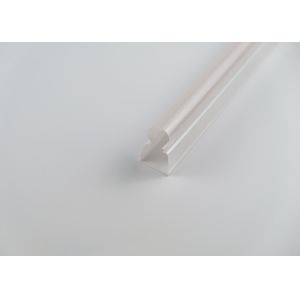 PC / PMMA Customized Extrusion Profiles In Transparent / Milky Color