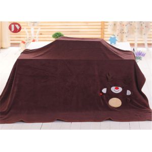 Optional Pattern Organic Swaddle Blankets , Swaddle Animal Blanket Smooth