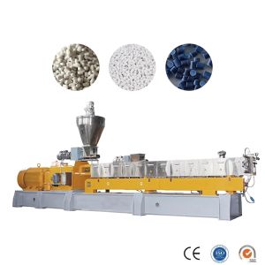Polymer Additive Color Masterbatch Plastic Compounder Double Screw Extruder