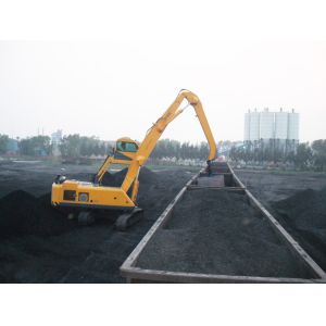 Bulk Material Handling Equipment / Dual Power Hydraulic Track Material Handler
