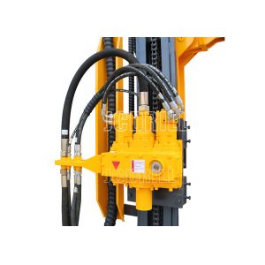 40m Blasting Drilling Machine Big Rotation Torque Two Motor Rotary Head