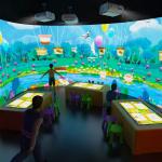 3D AR Alive Interactive Drawing Touch Table Screen Projection