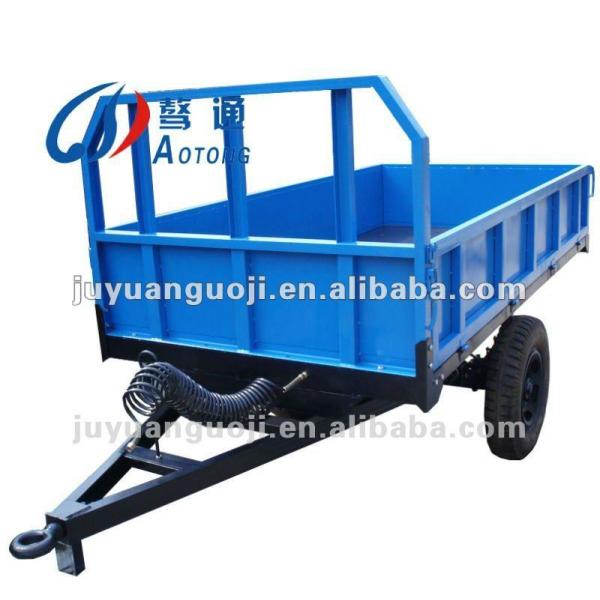 Farm Tractor 15T 2-Axle Hydraulic Dump Trailer with Draw Bar Customised Design