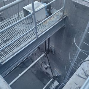 SS Chain Traction Mud Scraper Chain Plate Sludge Scraper For Sedimentation Tank