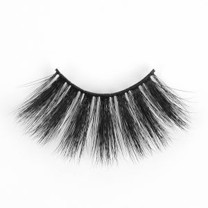 China Black 3D Cruelty Free False Lashes , 25mm Vegan Fake Eyelashes on sale