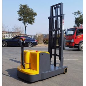 1.6 Ton Reach Pallet Stacker Rated Loaded Electric Counterbalanced Stacking
