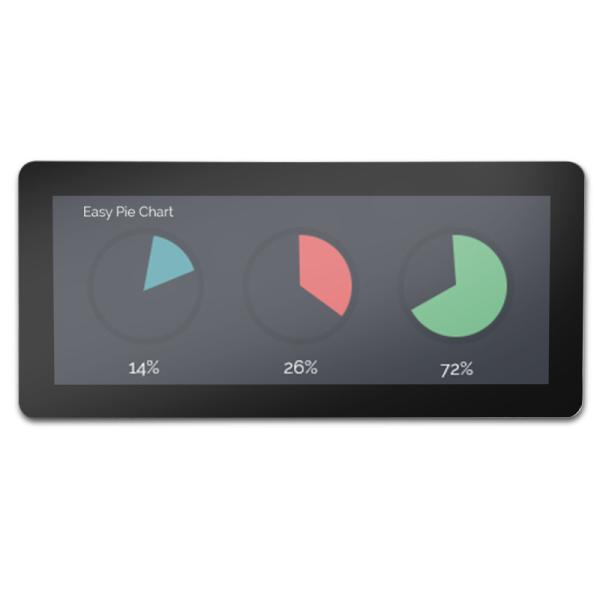 Quality 12.3 Inch 1920x720 Bar Type IPS TFT LCD Display With LVDS Interface for sale