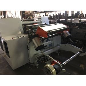 PVC Roll Slitting Machine High Speed 380V Auto Tension Control