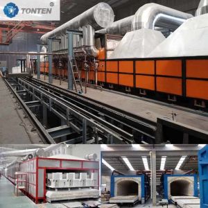 Automatic Electric Tunnel Kiln Equipment Gas Calcined Push Plate