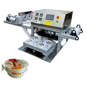 1500W 220V Bowl Sealer Machine Half Automatic For Fast Food