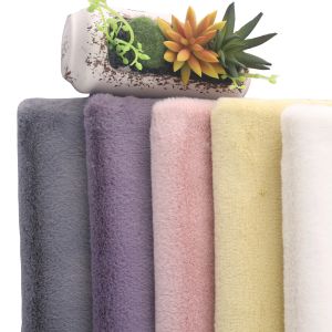 Stock Lot Color 100% Polyester 20mm Faux Fur Fabric Lifelike Ferret Mink Plush