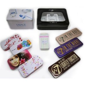 Empty Rectangle Lip Gloss Tin Box