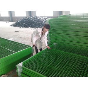 hot sale customization Canada PVC coated temporary fence china