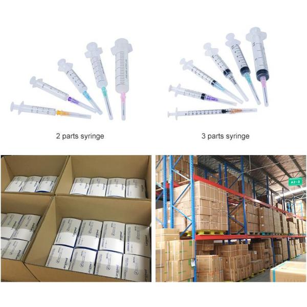 OEM Disposable Medical Syringe Plastic Luer Lock Syringe With Needle